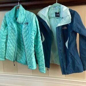 Women’s XS north face liner and shell